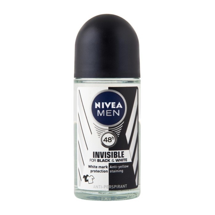 Nivea roll-on invisible man 50ml | Kosmetické a dentální výrobky - Pánská kosmetika - Deodoranty - Tuhé deo a roll-on